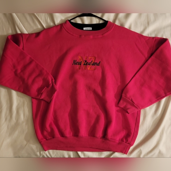 Y2K New Zealand Crew Neck Sz Lg - Picture 1 of 4